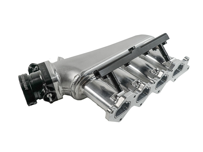 Plazmaman Intake Manifold EVO4-9 Billet 4 Injector Intake - RAW *Includes 72mm Throttle Body
