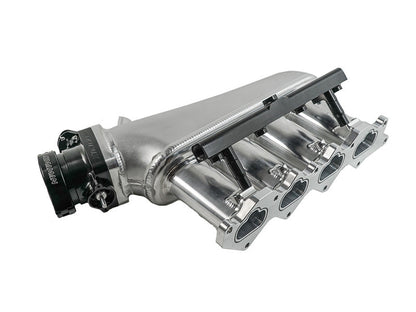 Plazmaman Intake Manifold EVO4-9 Billet 4 Injector Intake - RAW *Includes 72mm Throttle Body