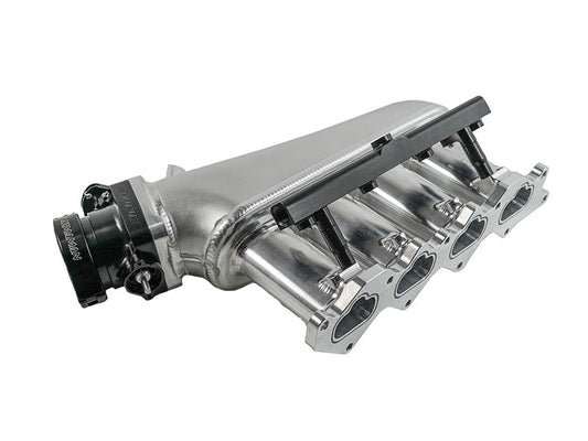Plazmaman Intake Manifold EVO4-9 Billet 4 Injector Intake - RAW *Includes 72mm Throttle Body