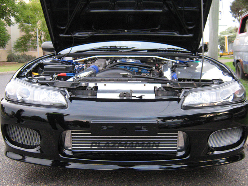 Plazmaman S14/15 200SX SR20 & Silvia Pro Series Tube & Fin Intercooler Kit - RAW
