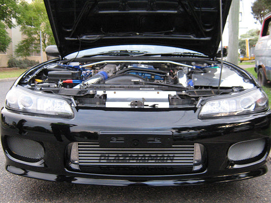 Plazmaman S14/15 200SX SR20 & Silvia Pro Series Tube & Fin Intercooler Kit - RAW